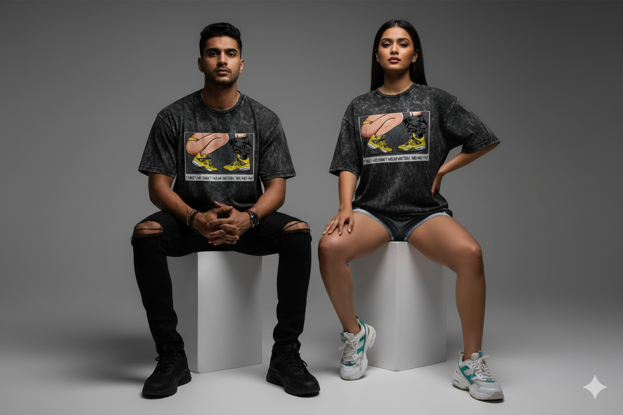 kanjaraa - Insta Viral Oversized T-shirt 2025