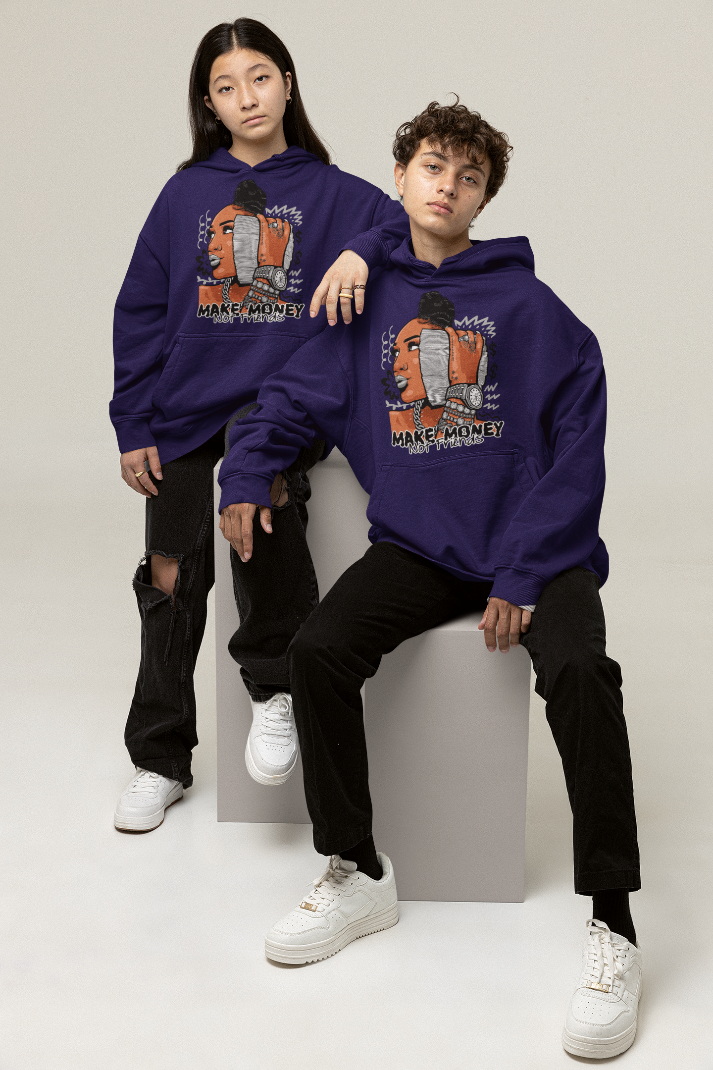 Kanjaraa Unisex Money Hoodies