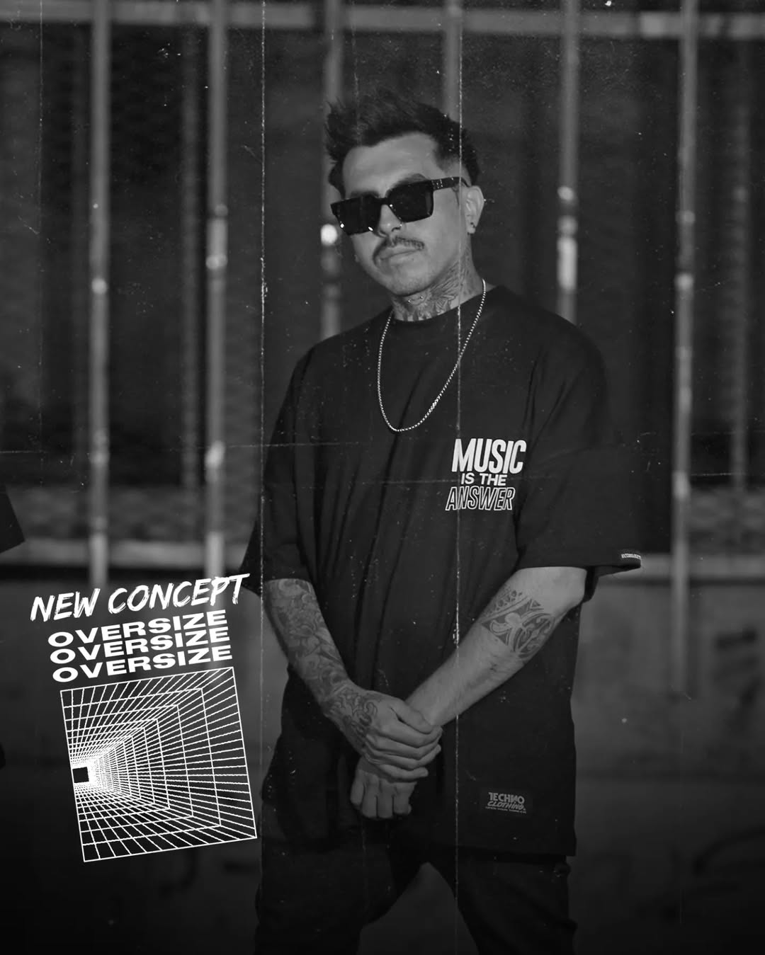 Kanjaraa Music Is The Answer Oversized T-shirts
