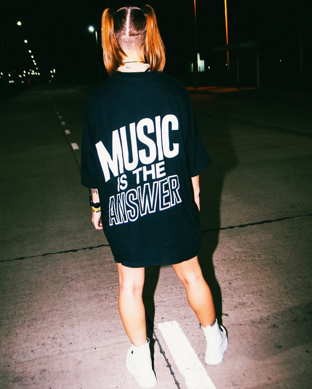 Kanjaraa Music Is The Answer Oversized T-shirts