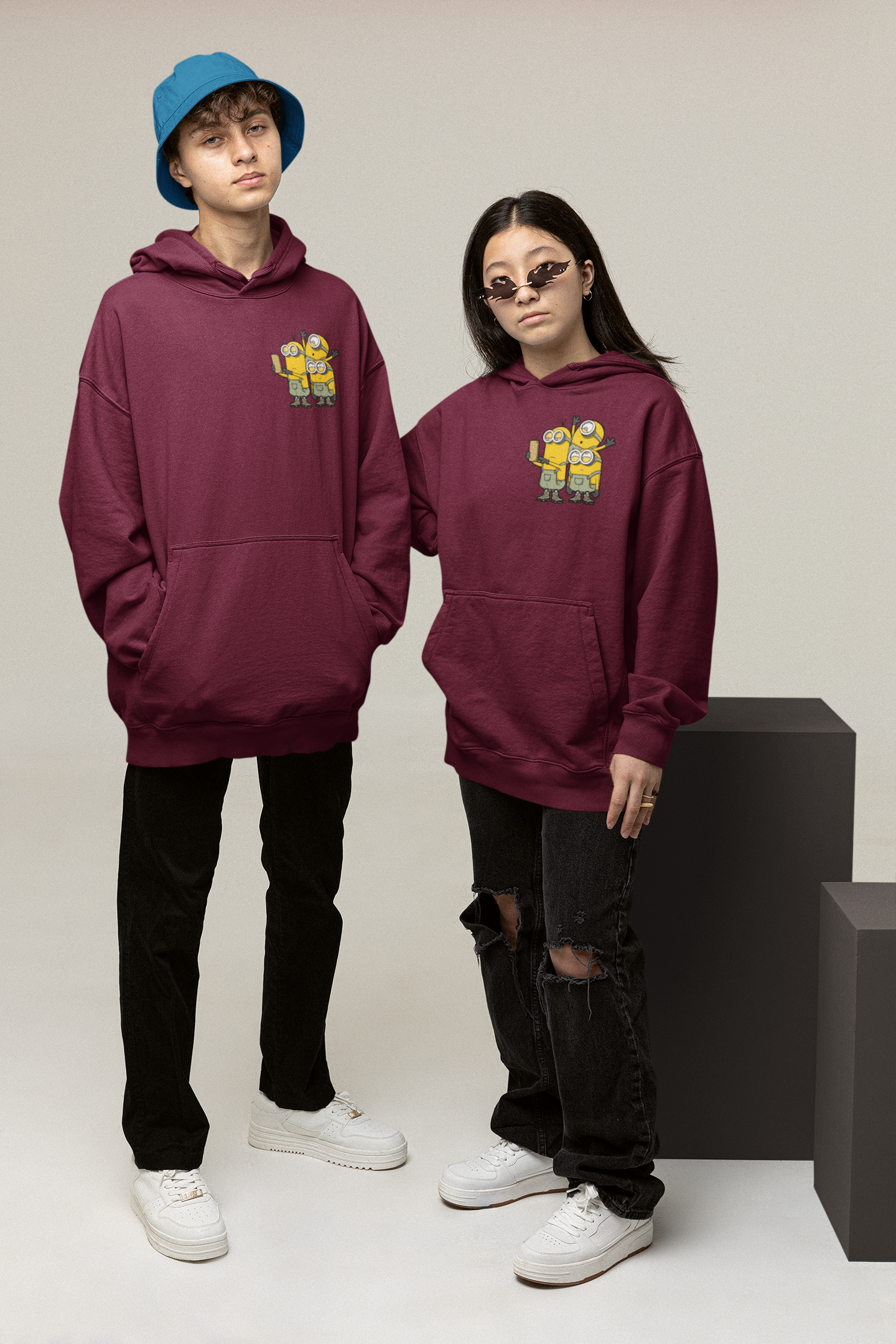 Kanjaraa Unisex Minion Hoodies