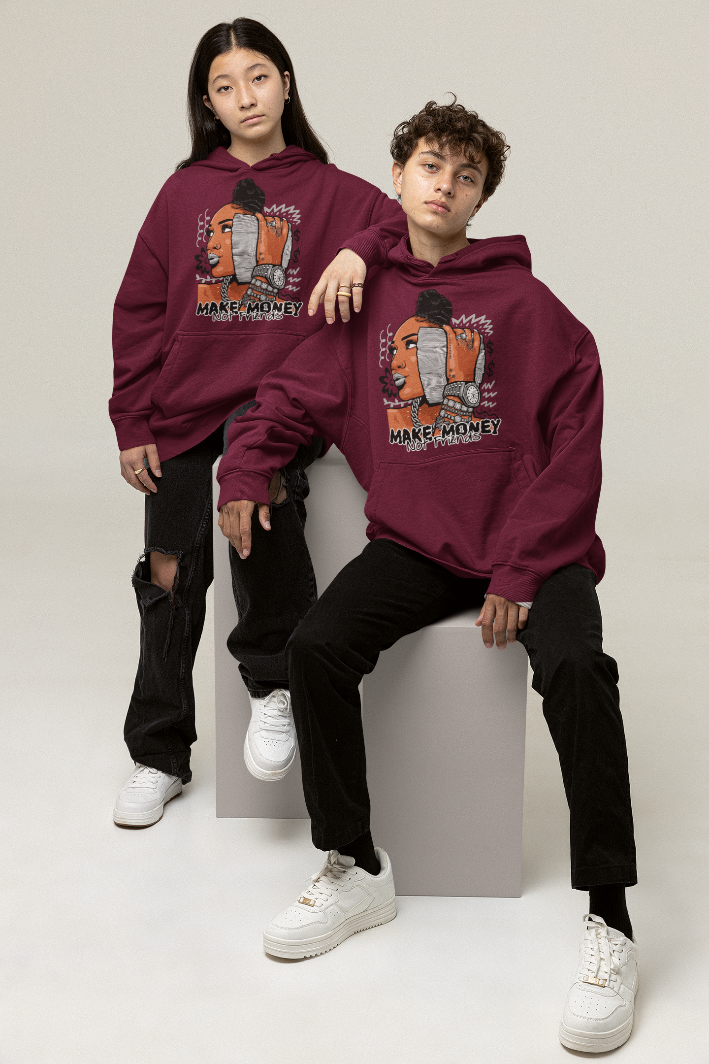 Kanjaraa Unisex Money Hoodies