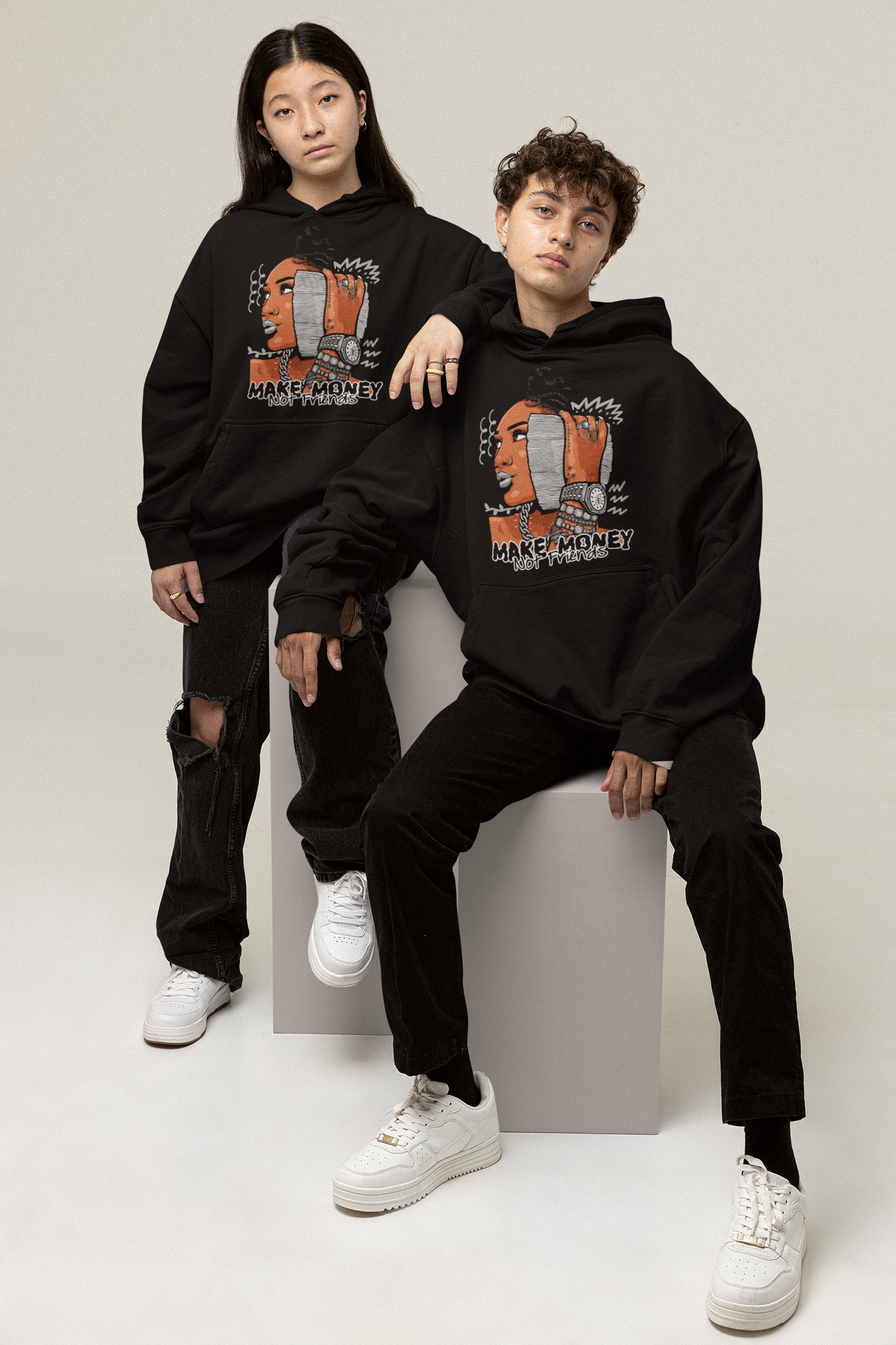 Kanjaraa Unisex Money Hoodies